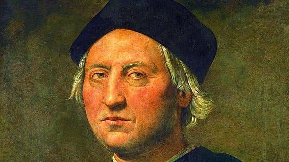 Retrato de Cristóbal Colón, obra del pintor italiano Ghirlandaio.