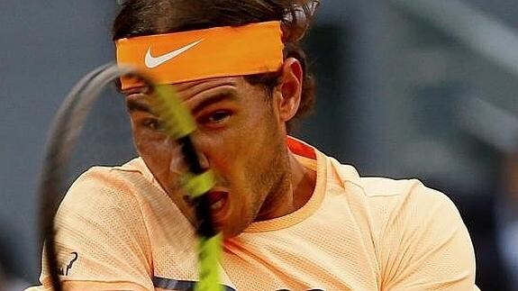 Rafa Nadal, en su partido ante Querrey. 