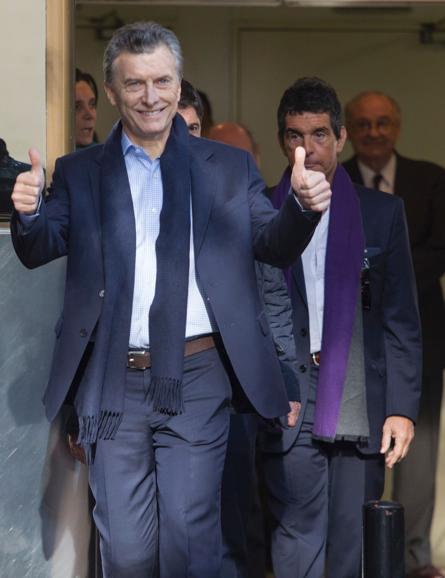 El presidente argentino y expresidente de Boca Juniors Mauricio Macri. 