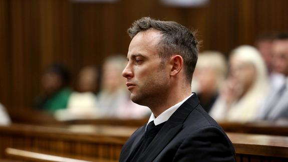 Oscar Pistorius, durante el juicio. 