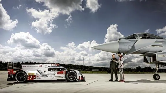 Audi R18 frente a Eurofighter Typhoon