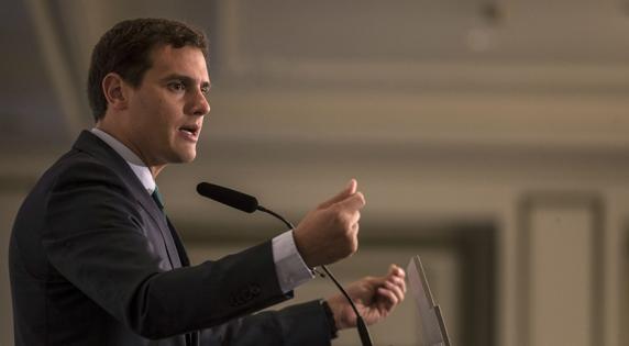 El presidente de Ciudadanos, Albert Rivera. 