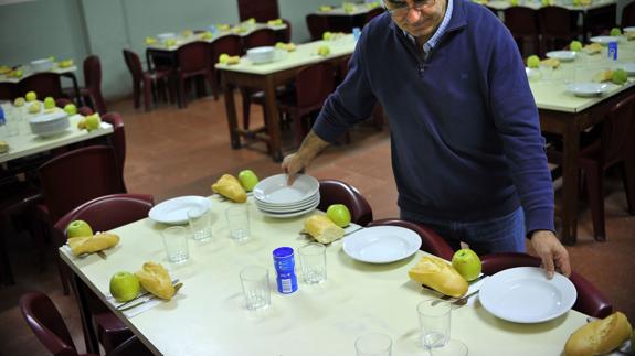 Un comedor social en Bilbao.