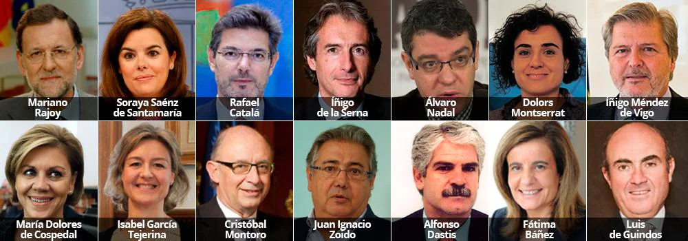 El nuevo equipo de Gobierno.