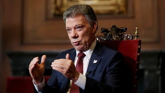 El presidente de Colombia, Juan Manuel Santos.