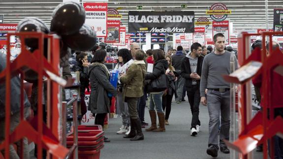 Un establecimiento, en pleno 'Black Friday'.