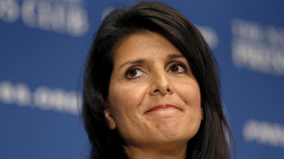 Nikki Haley, gobernadora de Carolina del Sur.