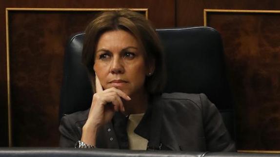 La ministra de Defensa, María Dolores de Cospedal.