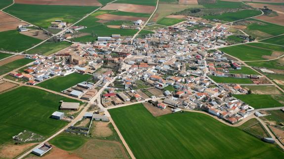 Vista aérea de Villar de Cañas.