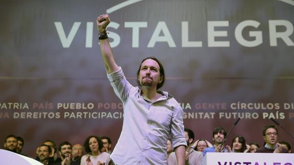 El secretario general de Podemos, Pablo Iglesias.