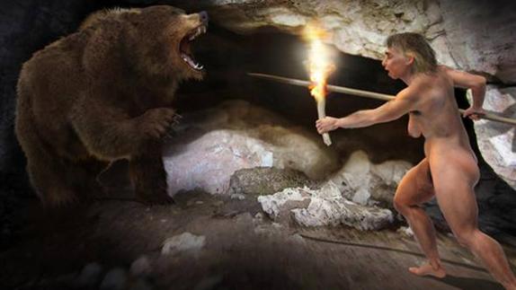 Neandertales y sapiens cazaban de la misma forma en la cueva cántabra de Covalejos
