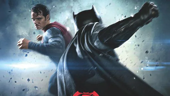 Cartel de promoción de 'Batman v Superman'. 