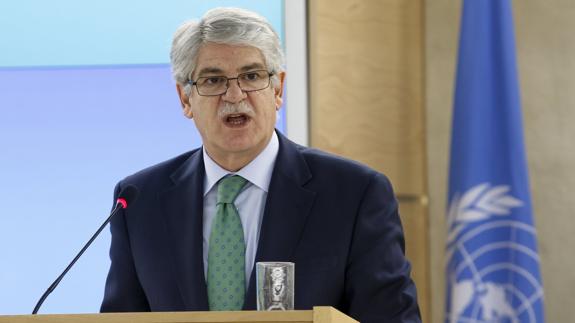 El ministro de Asuntos Exteriores de España, Alfonso Dastis.