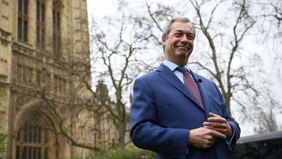 El líder del UKIP, Nigel Farage.