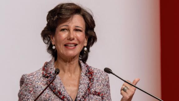 La presidenta de Banco  Santander, Ana Botín.