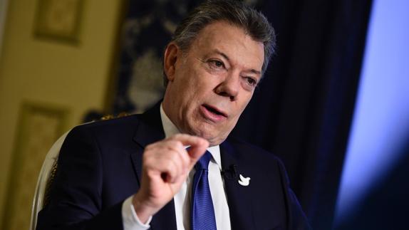 El presidente de Colombia, Juan Manuel Santos.