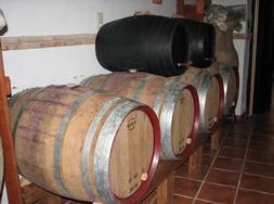 TONELES CONSERVADORES. Los grandes toneles protegen el vino del terreno. / S. C.