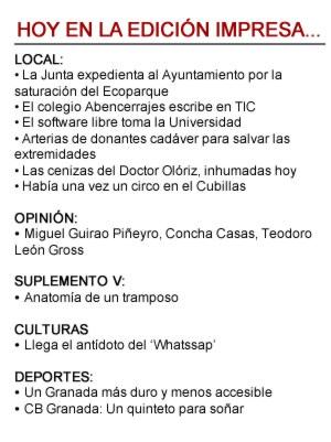 Hoy, miércoles 29 de febrero, en la edición impresa de IDEAL