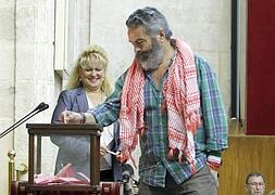 Sánchez Gordillo vota nulo en protesta por la "rendición" de IU ante el PSOE