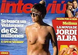Interviú desnuda a la exnovia de Jordi Alba, Melissa Morales