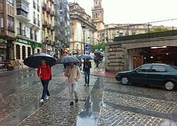 Las primeras lluvias otoñales en Jaén. :: MANUEL BÉJAR