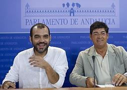 José Manuel Mariscal y Diego Valderas. :: EFE