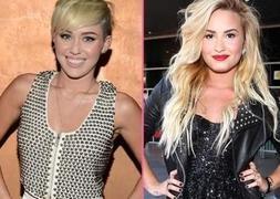Demi Lovato y Miley Cyrus se enfrentan por Rihanna y contra Taylor Swift