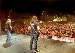 El rock de Rosendo abarrotó una vez más el festival zaidinero. :: J. J. G.