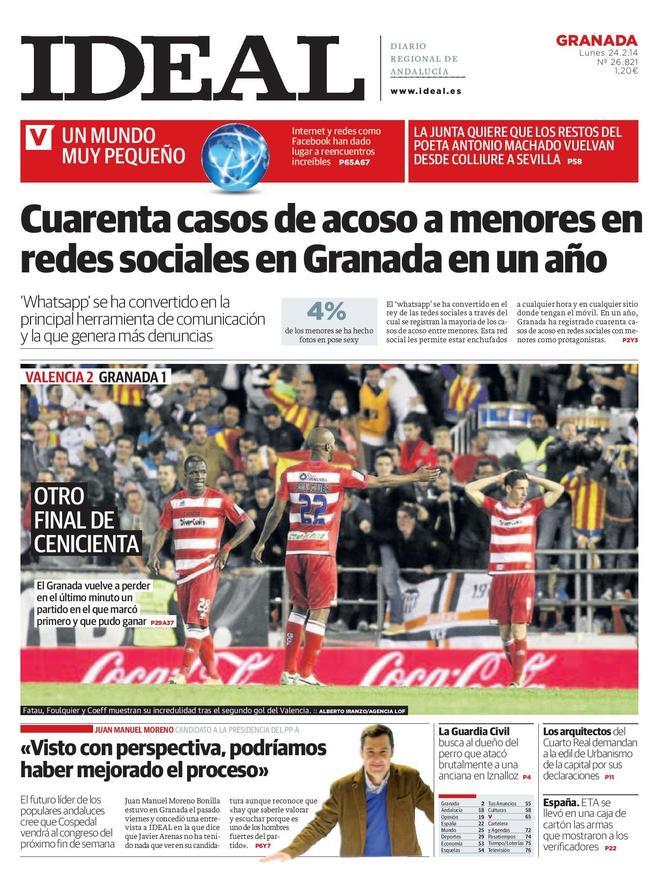 Hoy, 24 de febrero, en la edición impresa de IDEAL