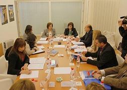 Miembros del consorcio del Milenio, durante su reunión.:: R. L. P.