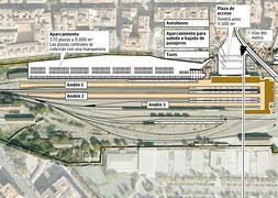La 'nueva' estación de AVE en Granada cambiará el acceso principal