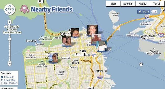 Increíble: Facebook permitirá ver qué amigos están cerca y ubicarlos en el mapa instantáneamente