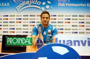 MENTALIZADO. Usero dejó claro que el plantel está centrado en lo que tiene por delante, dejando atrás la derrota de Tenerife. /IDEAL