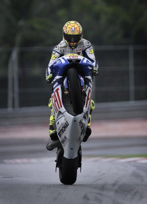 Valentino Rossi, en Sepang. / AP