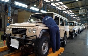 El cierre de Santana supone acabar con más de medio siglo de historia del sector automovilístico en el parque empresarial. :: ENRIQUE