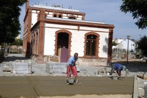 Imagen de la Estación de Almería, cuyas obras de rehabilitación han acabado. :: ENRIQUE