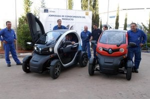 Gestamp Linares fabrica 39 piezas del Renault 'Twizy'. :: ENRIQUE