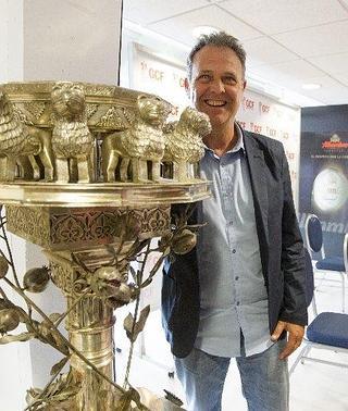 Caparrós y los micrófonos