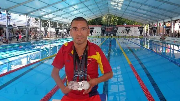Miguel Ángel Martínez aspira lograr cinco medallas en el Europeo Paralímpico