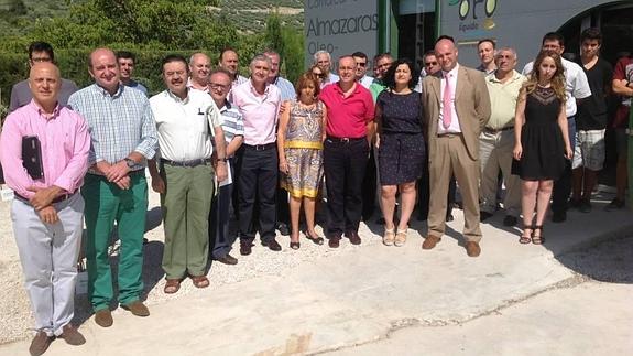 La delegada Purificación Gálvez en la presentación de la red de almazaras de la Sierra Sur. 