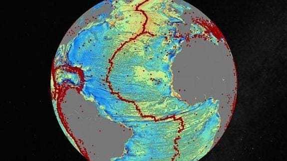 El mapa creado, sin precedentes, revela miles de montañas inexploradas en los confines del océano