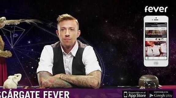 Sorpresón: Guti hace de vidente en el anuncio de una aplicación