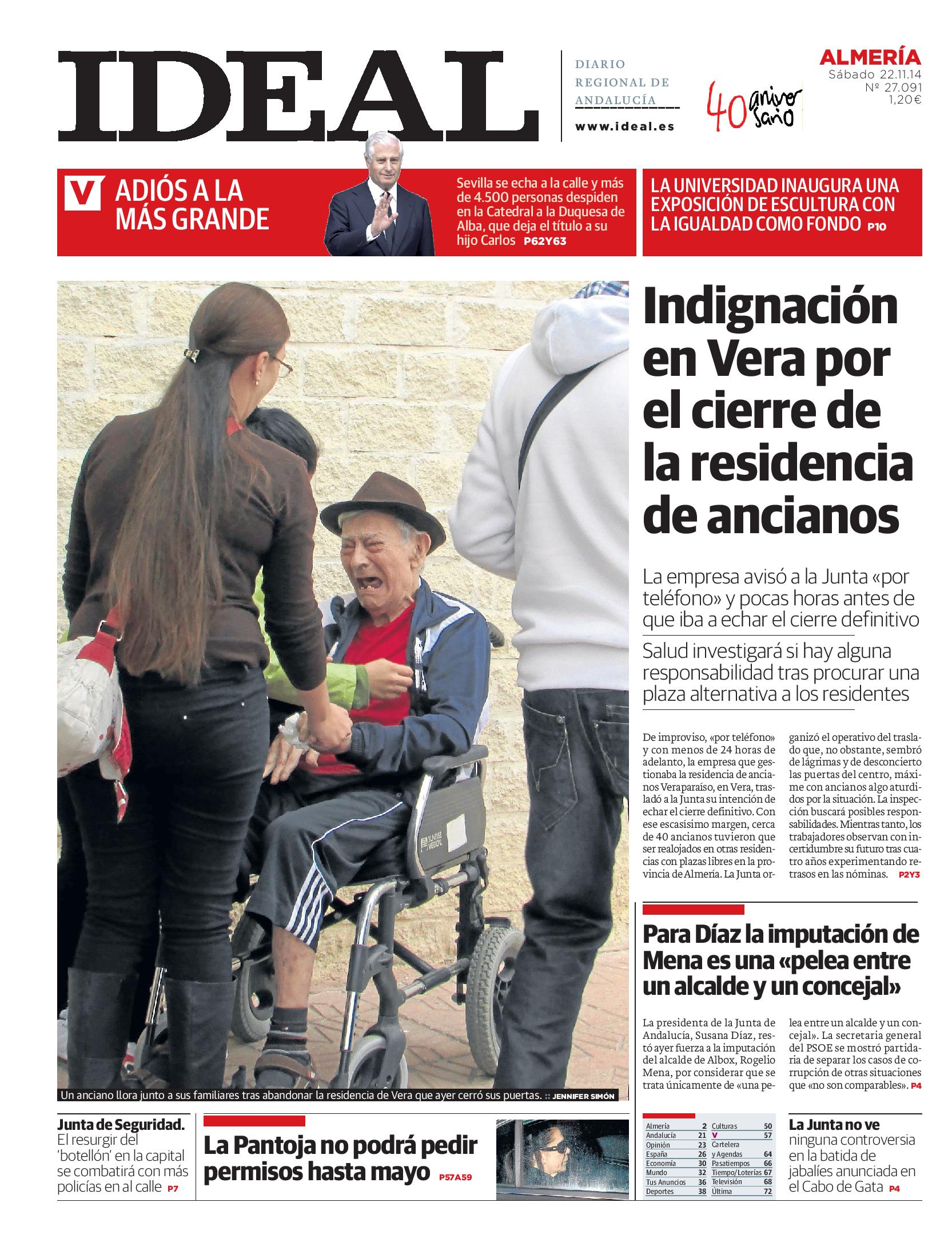 Hoy, 22 de noviembre, en la edición impresa de IDEAL