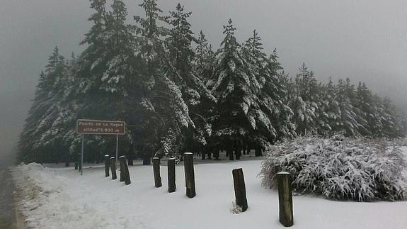 Gran nevada en el Puerto de la Ragua