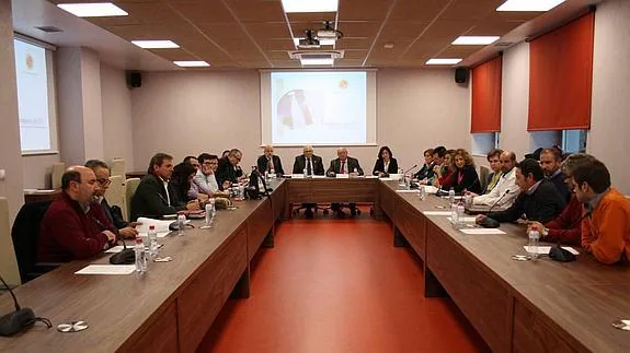 Reunión del Consejo Social de la UJA donde se aprobó el presupuesto. 