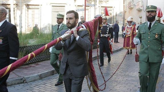 Procesión del Pendón por las calles de Almería 