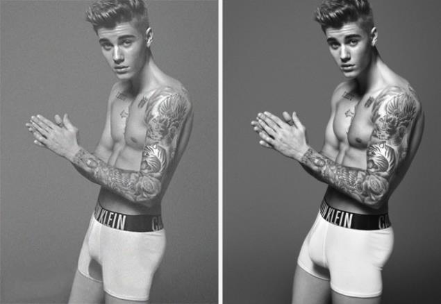 Extensamente tempo Recurso Justin Bieber y su foto ¿retocada? más músculoso y con el pene más grande |  Ideal