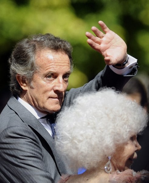 La pareja, el día de su boda, en octubre de 2011. CRISTINA QUICLER/afp