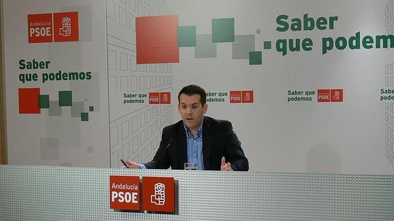 El diputado provincial del PSOE Miguel Ángel Gamarra