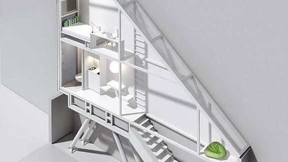 ¿Vivirías en la casa más estrecha del mundo de solo 14 metros cuadrados?